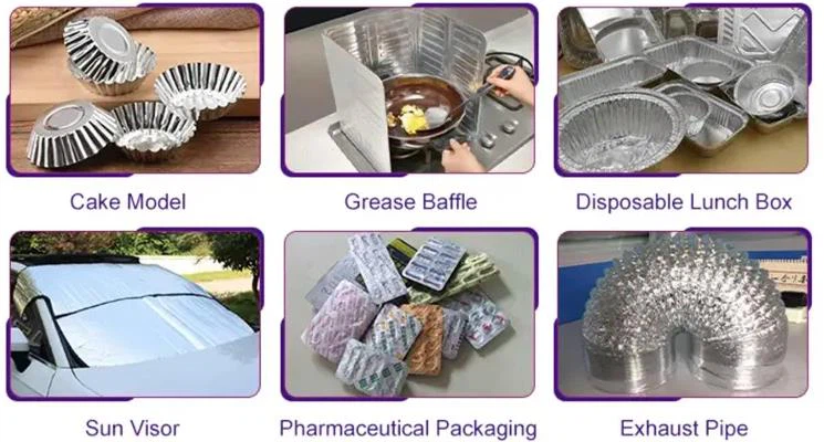 Aluminum foil for food Aluminum foil for food