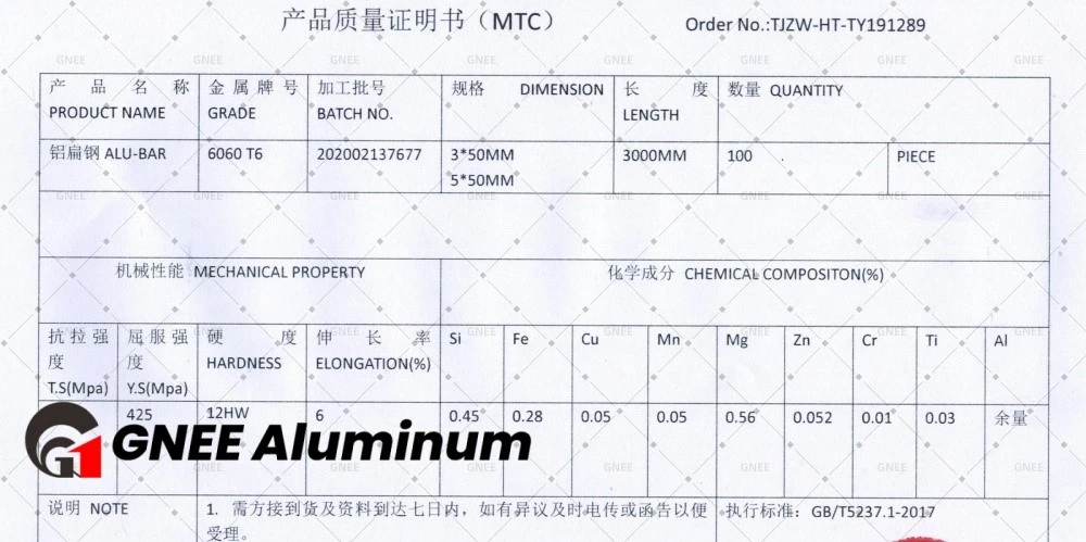 ALU Aluminum Flat Bar 6060 T6 ALU Aluminum Flat Bar 6060 T6